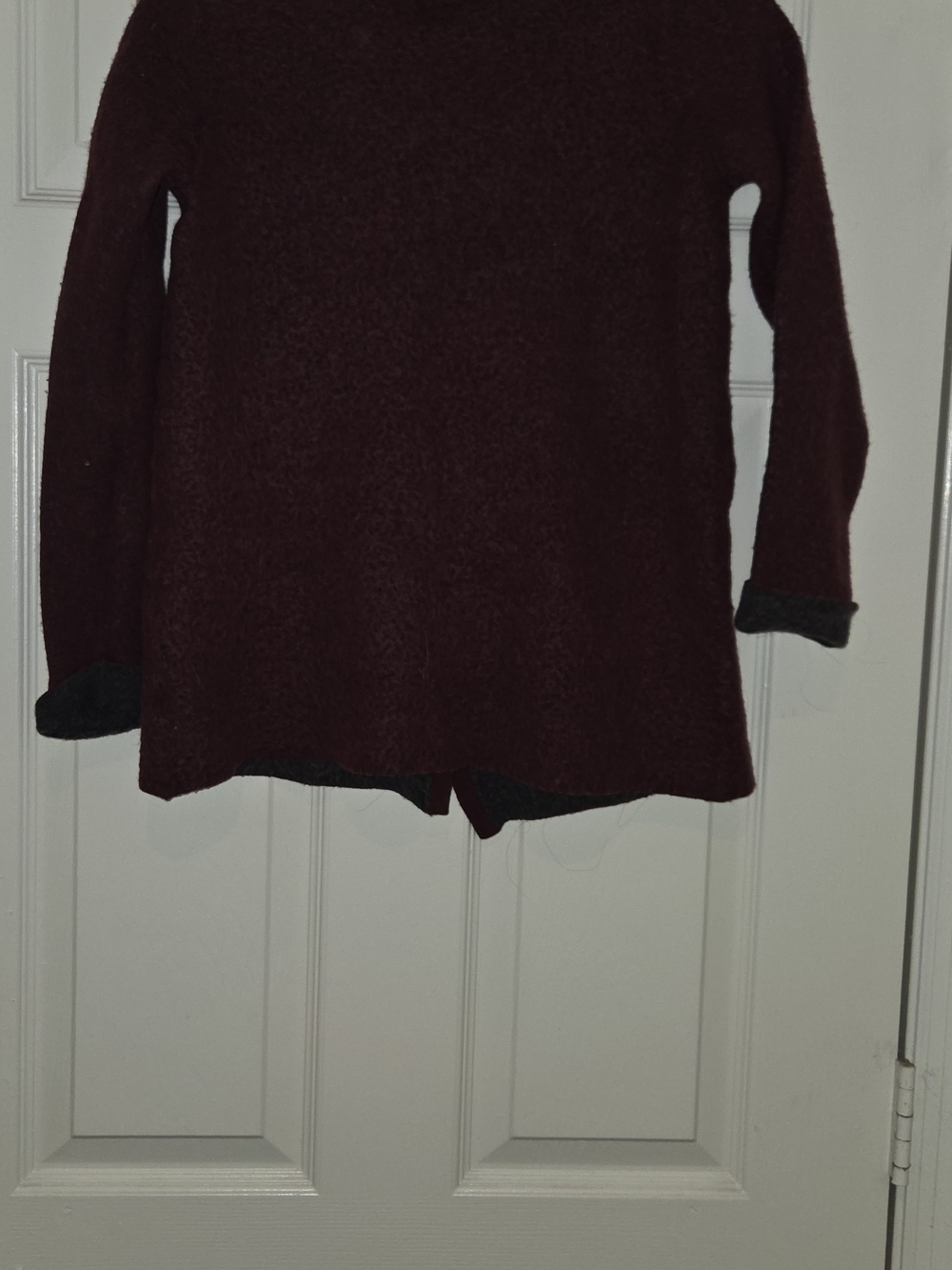 Ellen Tracy Button-Front Cardigan in Rust Red - Picture 4 of 5